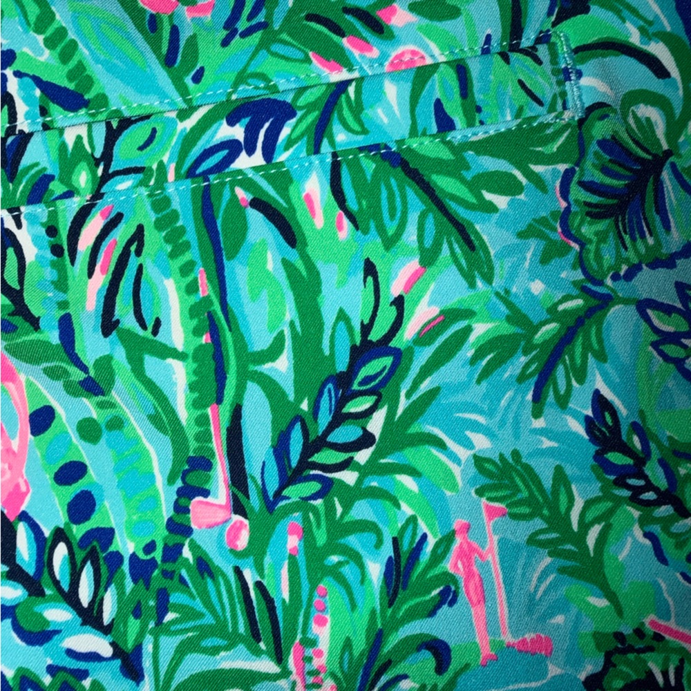 Women’s Lilly Pulitzer Monica Skort Blue Horizon Par Fection Golf UPF 50+ Size 8 - Picture 5 of 7